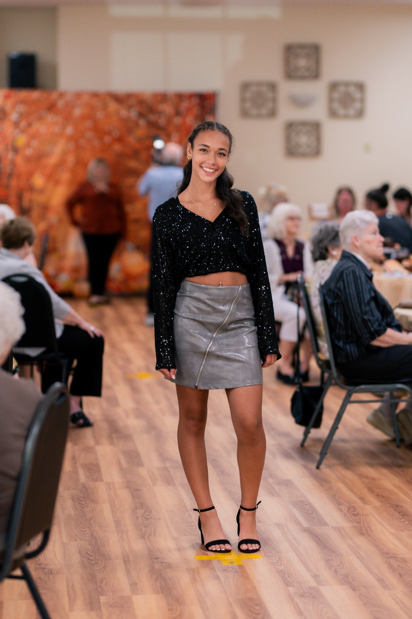 Snakeskin zip up skirt 2025
